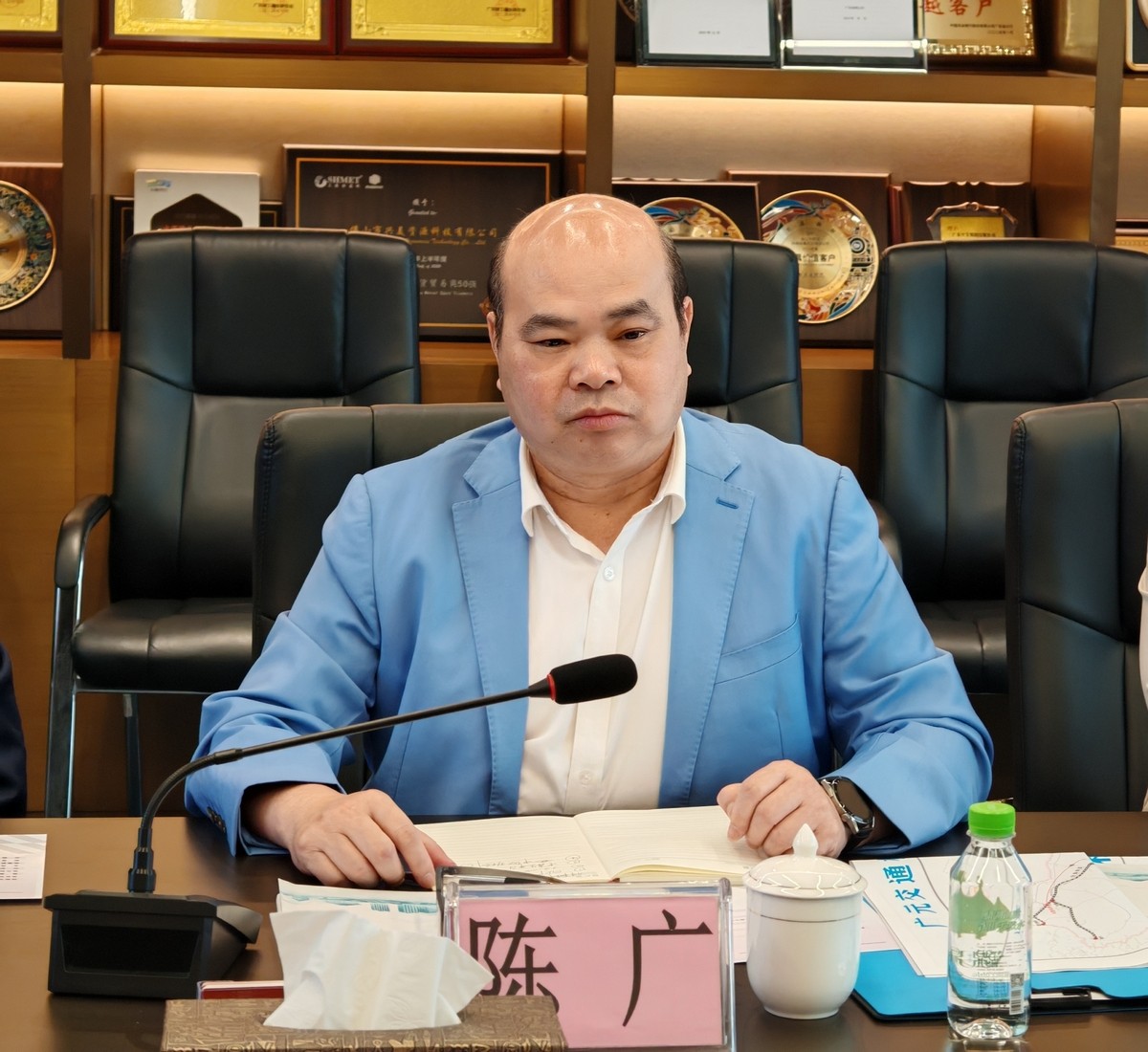 铝基新材料与循环经济的双向奔赴--何树平书记赴广东兴美集团考察 政企携手为“中国绿色铝都”聚势赋能